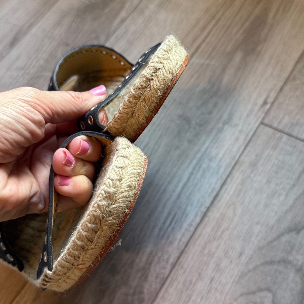 Isabel Marant Suede Iriane Wedge Espadrilles 39 9 - Picture 12 of 12